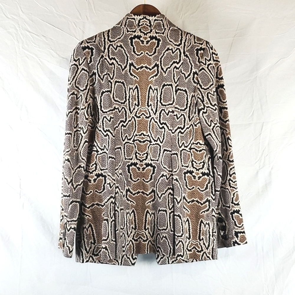 Cabi 3733 Python Snakeskin Print Double Breasted … - image 6